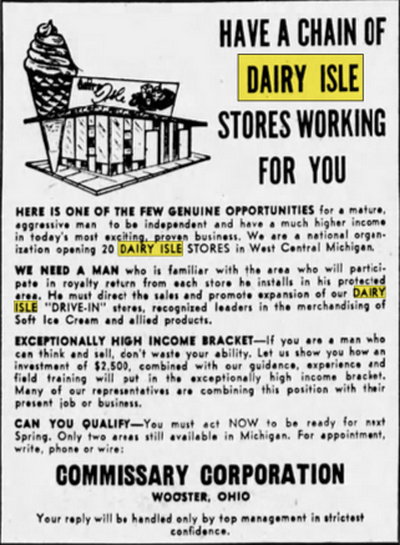 Dairy Isle - Oct 23 1956 Article